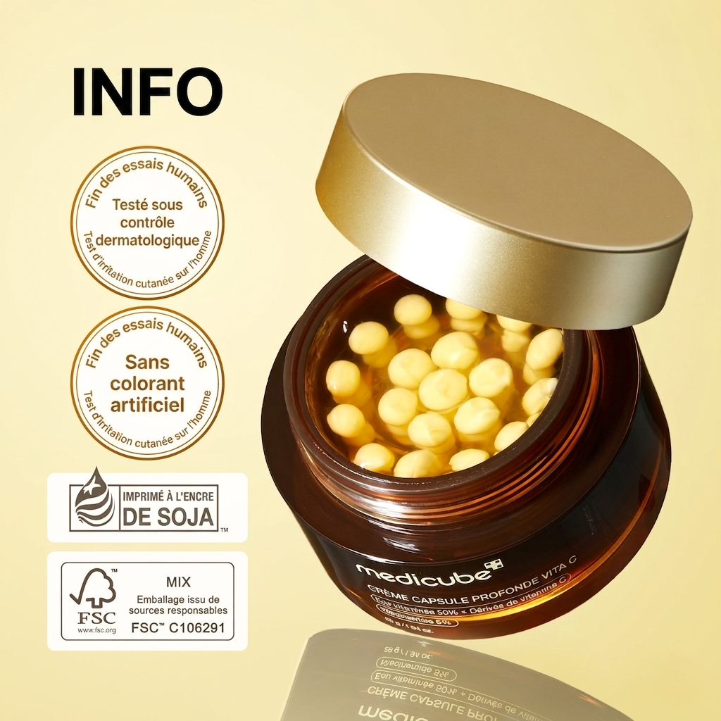 Crème en capsule MEDICUBE noir
