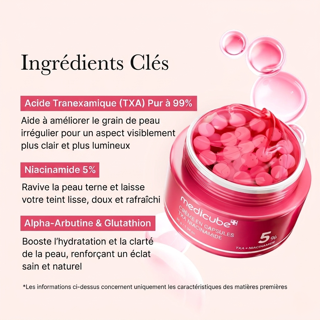 crème en capsule MEDICUBE rouge