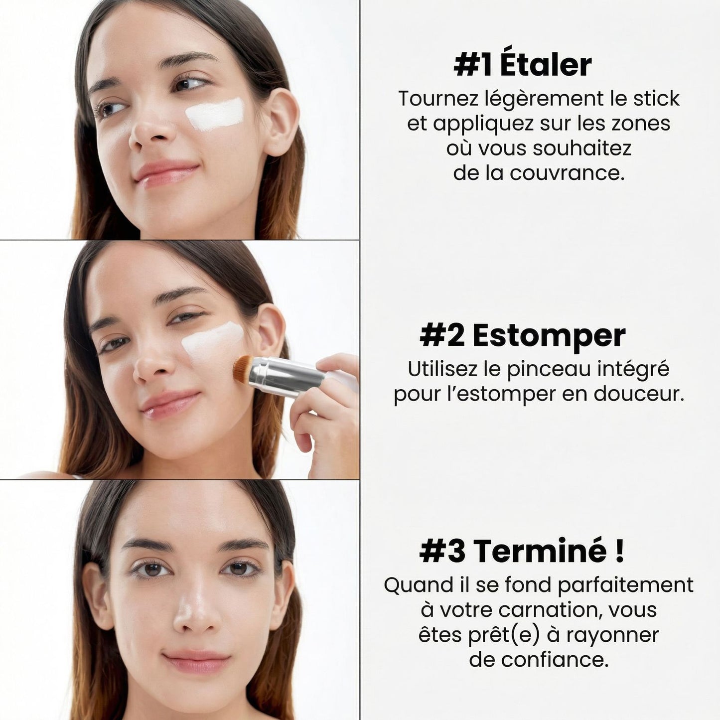 Fond de teint Intelligent avec pinceau intégré