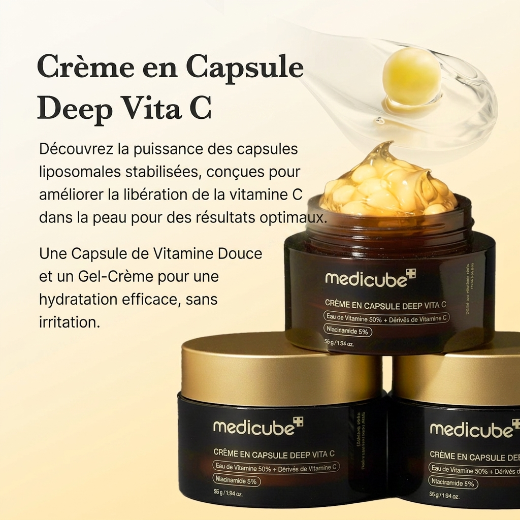 Crème en  capsule MEDICUBE noir